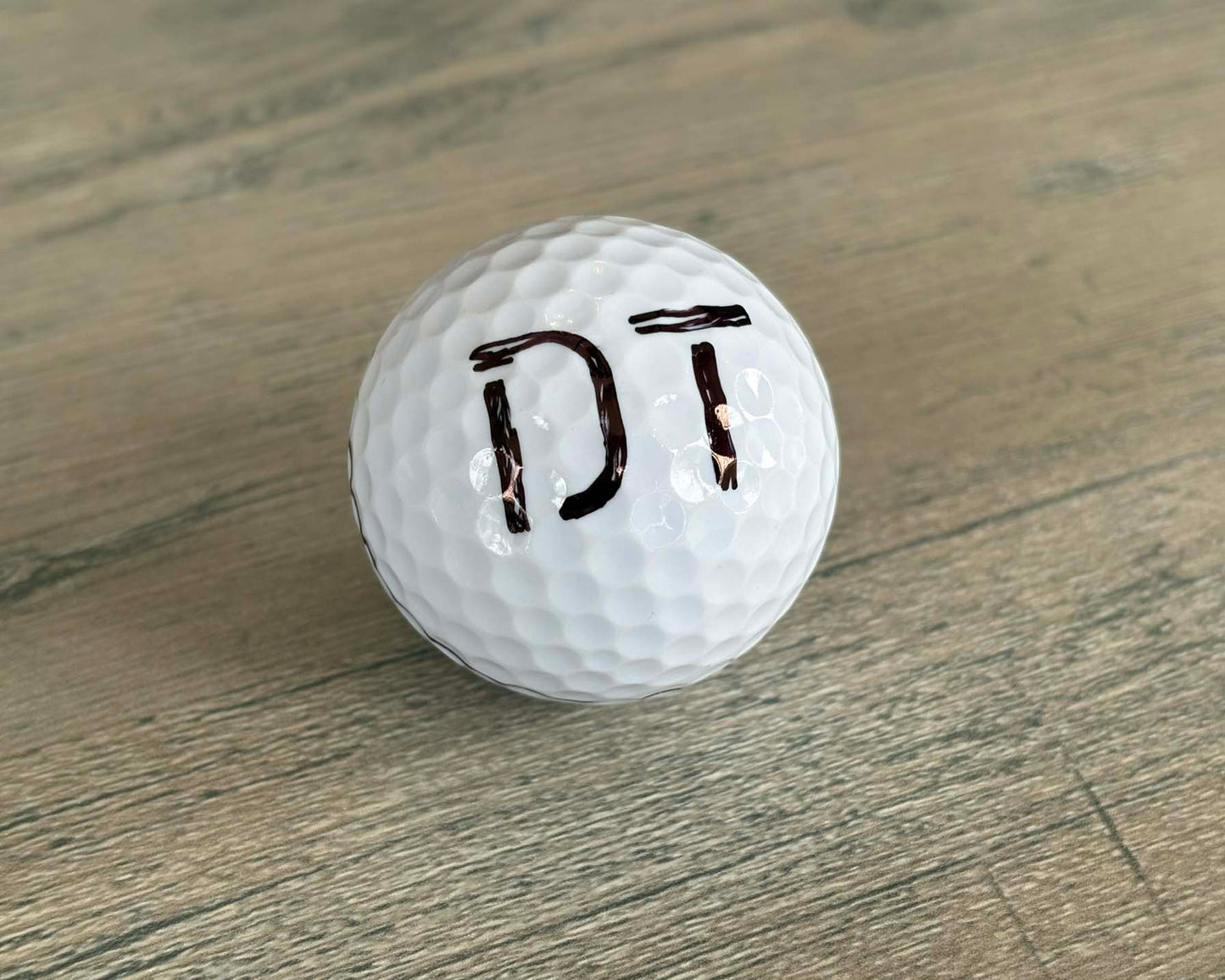 Personalized Golf Ball Marker – Initials and Alignment Line